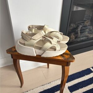 Maison Margiela Cream Platform Sandals